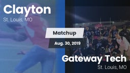 Matchup: Clayton  vs. Gateway Tech  2019