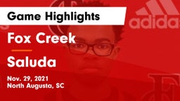 Fox Creek  vs Saluda  Game Highlights - Nov. 29, 2021