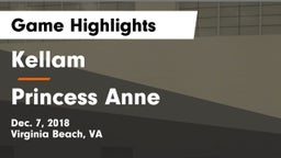 Kellam  vs Princess Anne  Game Highlights - Dec. 7, 2018