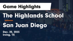 The Highlands School vs San Juan Diego Game Highlights - Dec. 20, 2023