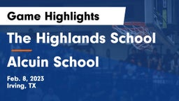 The Highlands School vs Alcuin School Game Highlights - Feb. 8, 2023