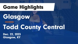 Glasgow  vs Todd County Central  Game Highlights - Dec. 22, 2023