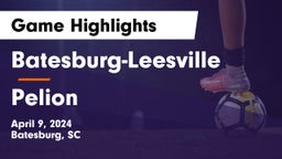 Batesburg-Leesville  vs Pelion  Game Highlights - April 9, 2024