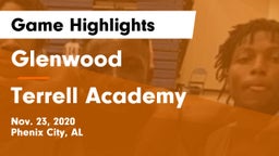 Glenwood  vs Terrell Academy  Game Highlights - Nov. 23, 2020