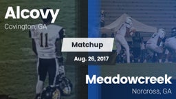 Matchup: Alcovy  vs. Meadowcreek  2017