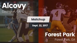 Matchup: Alcovy  vs. Forest Park  2017