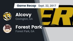 Recap: Alcovy  vs. Forest Park  2017