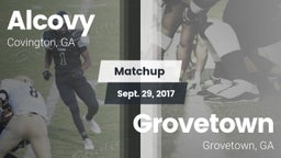 Matchup: Alcovy  vs. Grovetown  2017