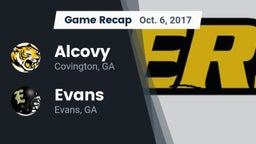 Recap: Alcovy  vs. Evans  2017