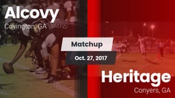 Matchup: Alcovy  vs. Heritage  2017