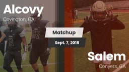 Matchup: Alcovy  vs. Salem  2018