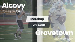 Matchup: Alcovy  vs. Grovetown  2018