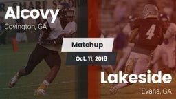 Matchup: Alcovy  vs. Lakeside  2018