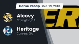 Recap: Alcovy  vs. Heritage  2018