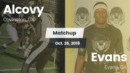 Matchup: Alcovy  vs. Evans  2018