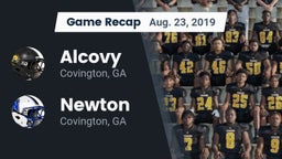 Recap: Alcovy  vs. Newton  2019
