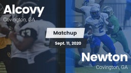 Matchup: Alcovy  vs. Newton  2020