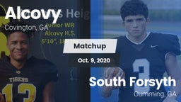 Matchup: Alcovy  vs. South Forsyth  2020