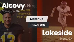 Matchup: Alcovy  vs. Lakeside  2020