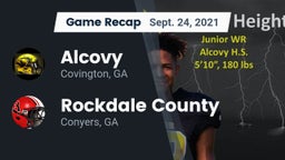 Recap: Alcovy  vs. Rockdale County  2021