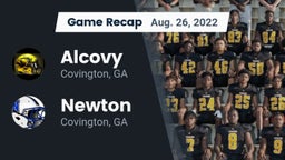 Recap: Alcovy  vs. Newton  2022