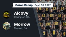 Recap: Alcovy  vs. Morrow  2022
