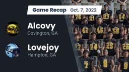 Recap: Alcovy  vs. Lovejoy  2022