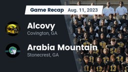 Recap: Alcovy  vs. Arabia Mountain  2023