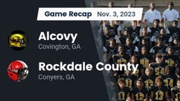 Recap: Alcovy  vs. Rockdale County  2023