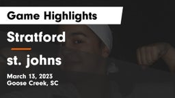 Stratford  vs st. johns Game Highlights - March 13, 2023