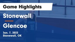 Stonewall  vs Glencoe  Game Highlights - Jan. 7, 2023