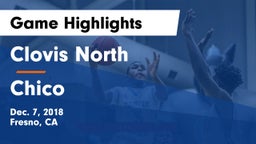 Clovis North  vs Chico  Game Highlights - Dec. 7, 2018