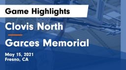Clovis North  vs Garces Memorial  Game Highlights - May 15, 2021