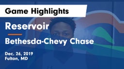 Reservoir  vs Bethesda-Chevy Chase  Game Highlights - Dec. 26, 2019
