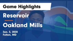 Reservoir  vs Oakland Mills  Game Highlights - Jan. 3, 2020