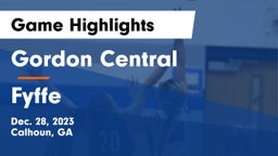 Gordon Central   vs Fyffe Game Highlights - Dec. 28, 2023