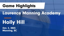 Laurence Manning Academy vs Holly Hill Game Highlights - Oct. 2, 2023