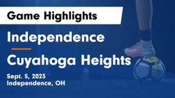 Independence  vs Cuyahoga Heights  Game Highlights - Sept. 5, 2023