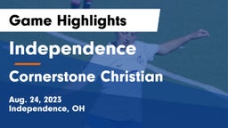 Independence  vs Cornerstone Christian  Game Highlights - Aug. 24, 2023