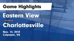 Eastern View  vs Charlottesville  Game Highlights - Nov. 14, 2018