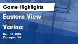 Eastern View  vs Varina  Game Highlights - Dec. 15, 2018
