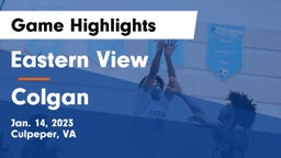 Eastern View  vs Colgan  Game Highlights - Jan. 14, 2023