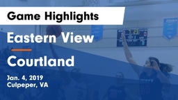 Eastern View  vs Courtland  Game Highlights - Jan. 4, 2019