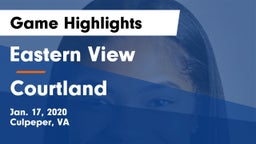 Eastern View  vs Courtland  Game Highlights - Jan. 17, 2020