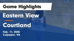 Eastern View  vs Courtland  Game Highlights - Feb. 11, 2020