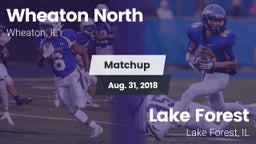 Matchup: Wheaton North High vs. Lake Forest  2018