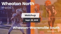 Matchup: Wheaton North High vs. Wheaton-Warrenville South  2018