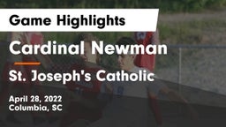 Cardinal Newman  vs St. Joseph's Catholic  Game Highlights - April 28, 2022