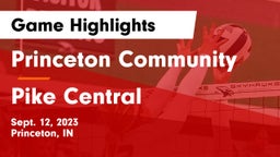 Princeton Community  vs Pike Central  Game Highlights - Sept. 12, 2023