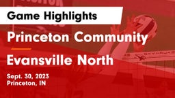 Princeton Community  vs Evansville North  Game Highlights - Sept. 30, 2023